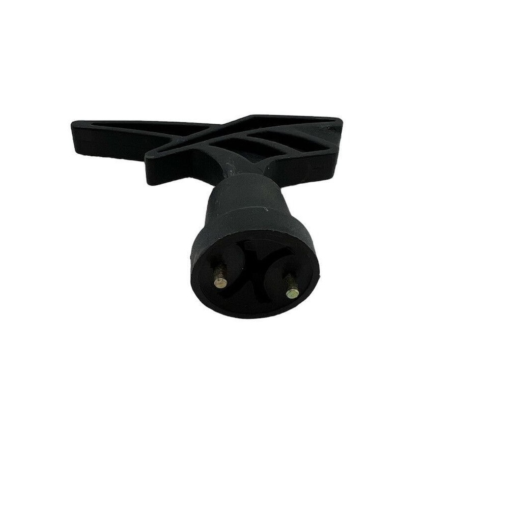 Black Plastic Winged Connector Plug