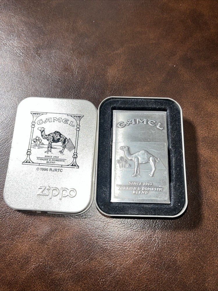 1996 Vintage Camel Zippo Lighter - 1932 Replica - Second Release w/tin case