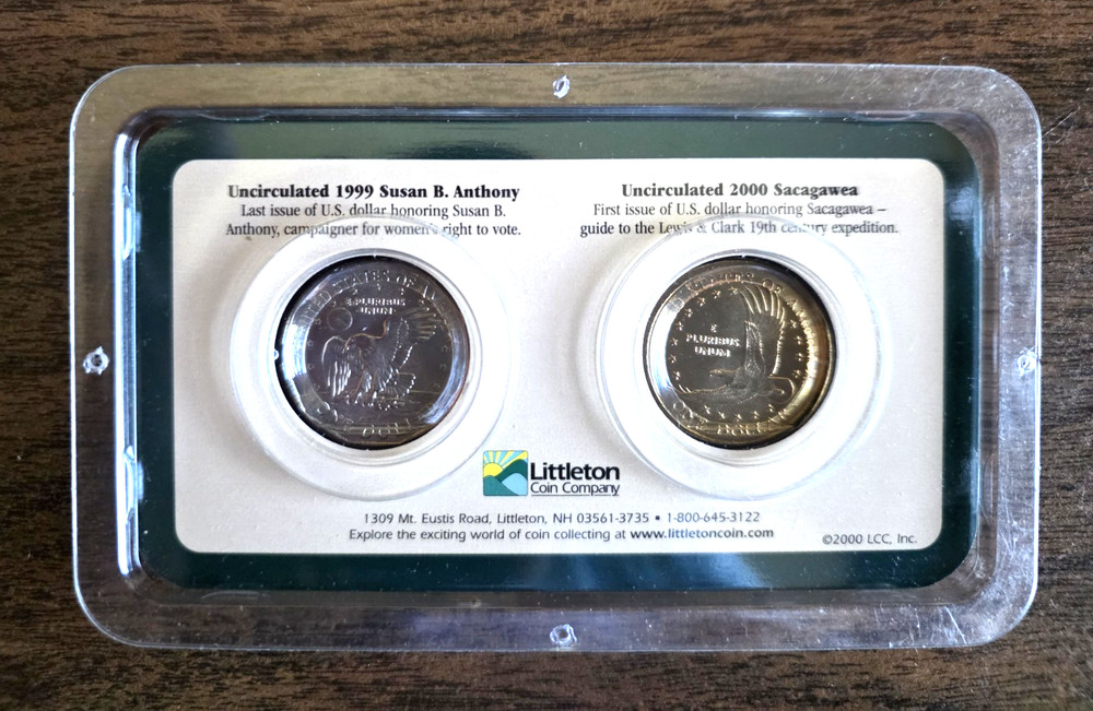 1999 And 2000 U.S. Dollar Coin Set