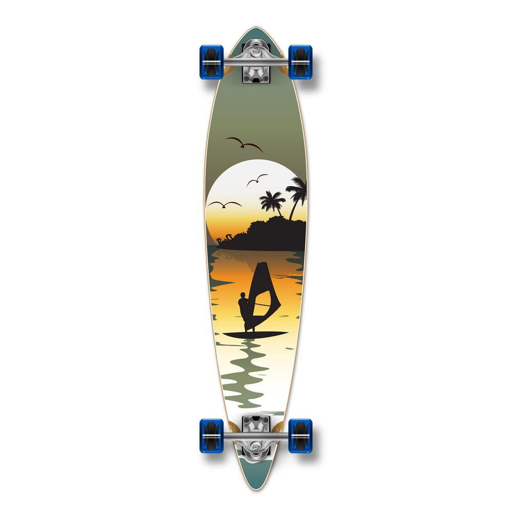 Yocaher Pintail Longboard Complete  - Surfer