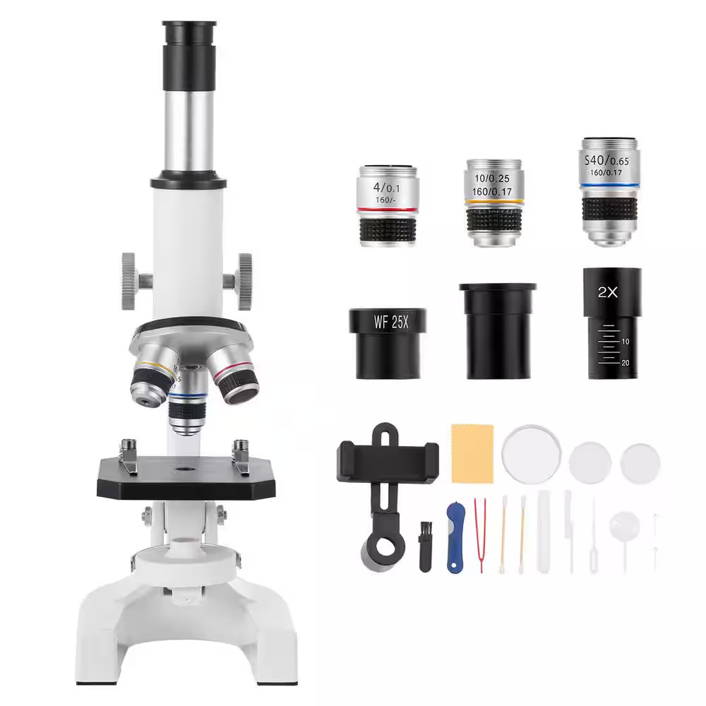 Microscope for Kids Adults, 40X-2000X Professional Compound Microscope Mobile Ph