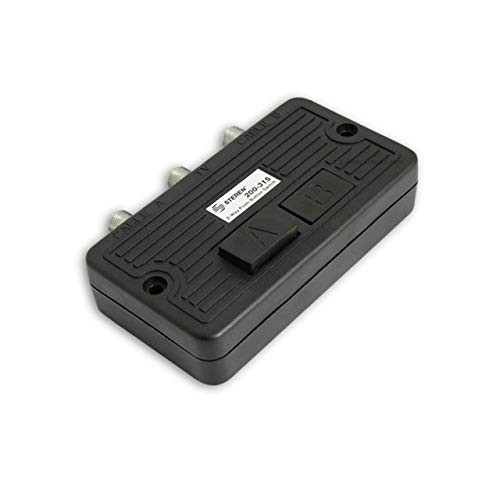 2 Way Coax Splitter - Antenna & Coax Cable Adapter - Manual Transfer Switch for