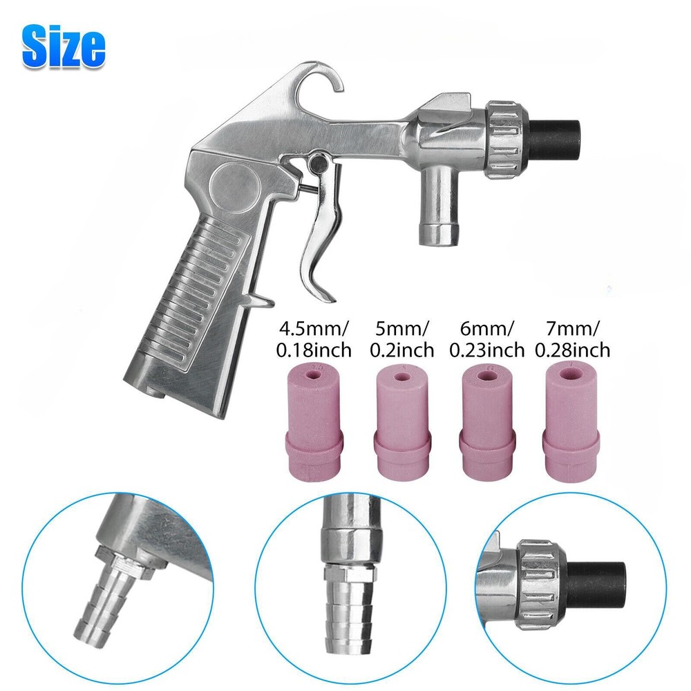 Sandblaster Air Cleaning Sandblasting Sand Blaster Nozzle Pneumatic Tool Sets