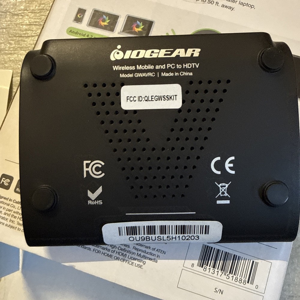 IOGEAR Wireless Screen Sharing GWAVRC