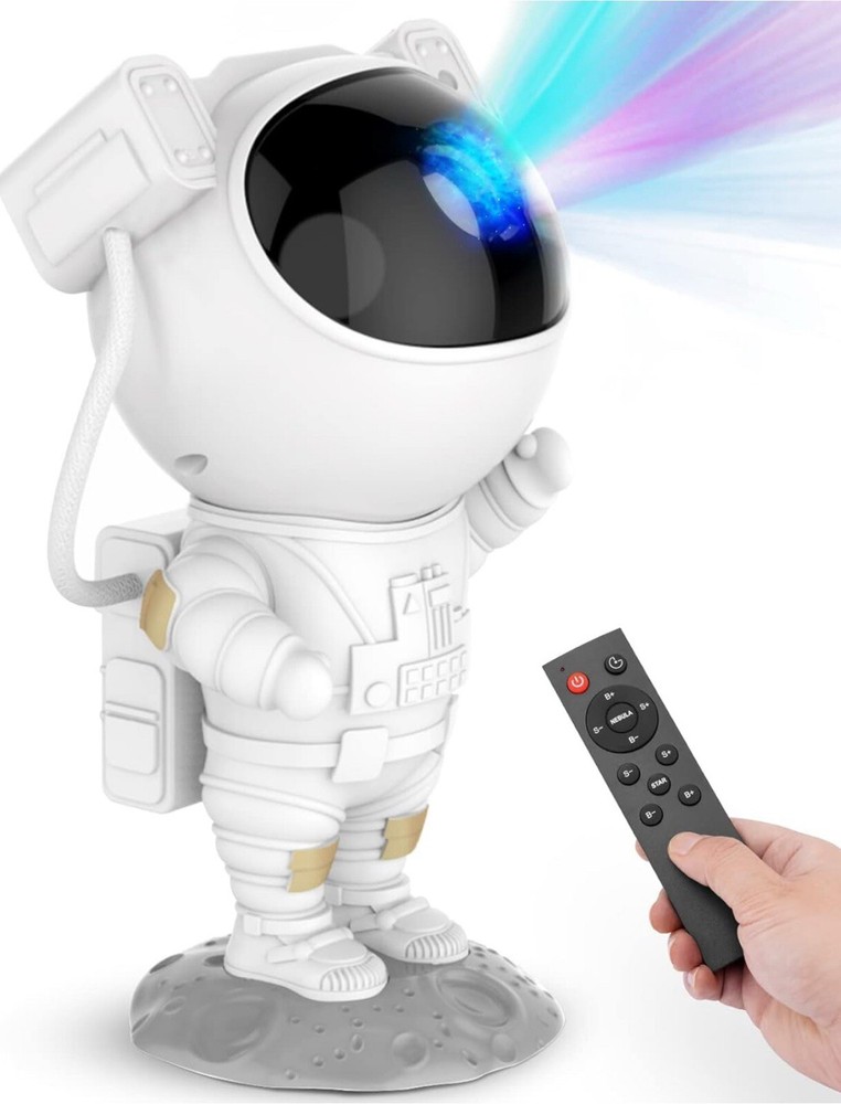 Astronaut Star Galaxy Projector Space Night Light Nebula Ceiling Timer Remote