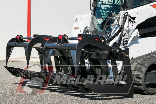 McLaren Root Grapple Bucket Heavy Duty Track Loader 66" Attachment for Case