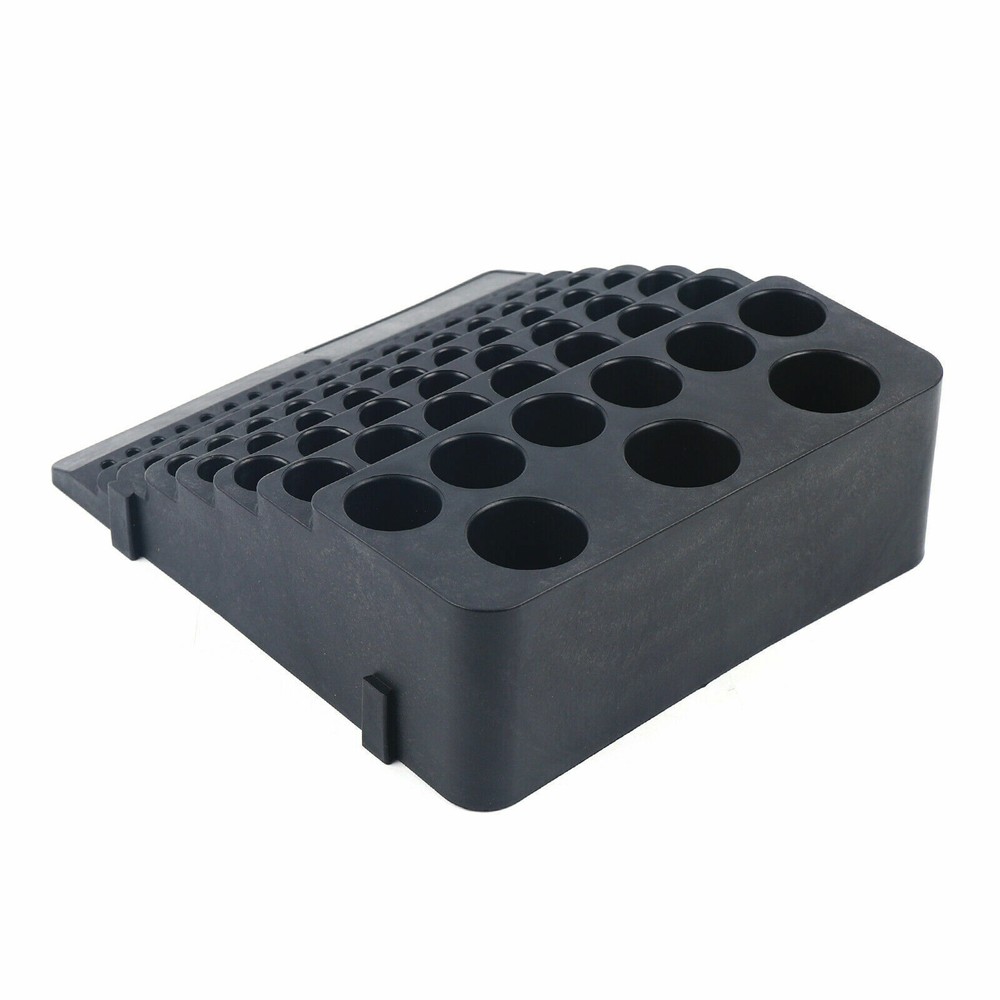 Storage Holder Drill Bit Collet Tool Box Rack Organizer Stand Container 84 Holes