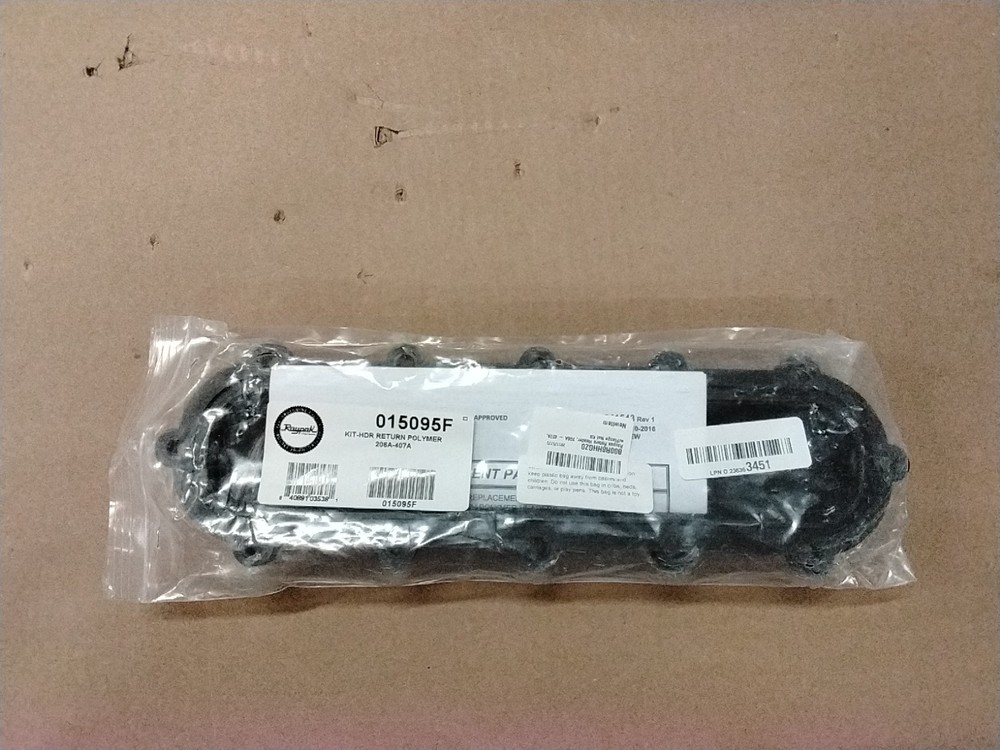 OEM Raypak 015095F Return Header W/6-Hp