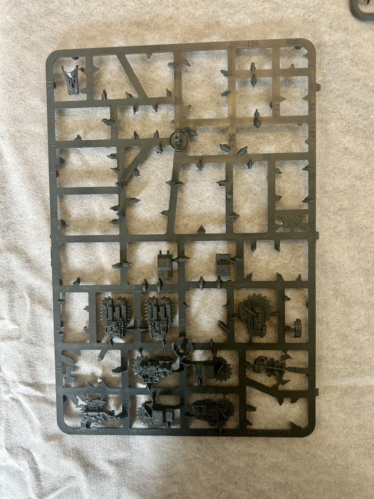 Warhammer 40K Mega knobs & forcefield Spares Bits x3 sprues