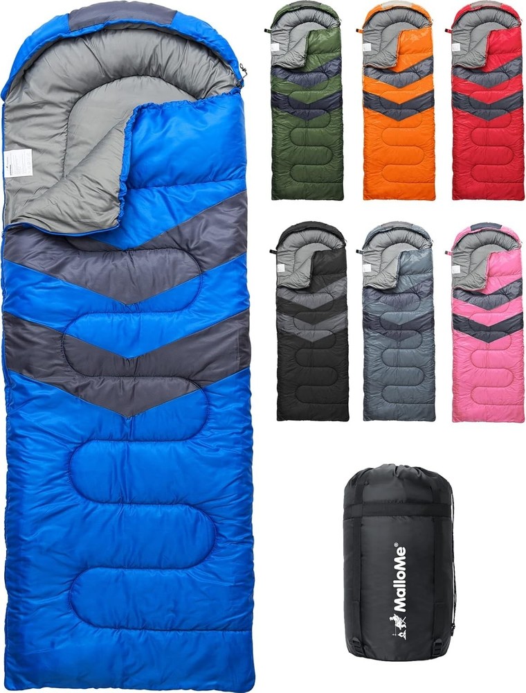 Versatile Rectangular Sleeping Bag – Lightweight Camping Essentials for All Ages