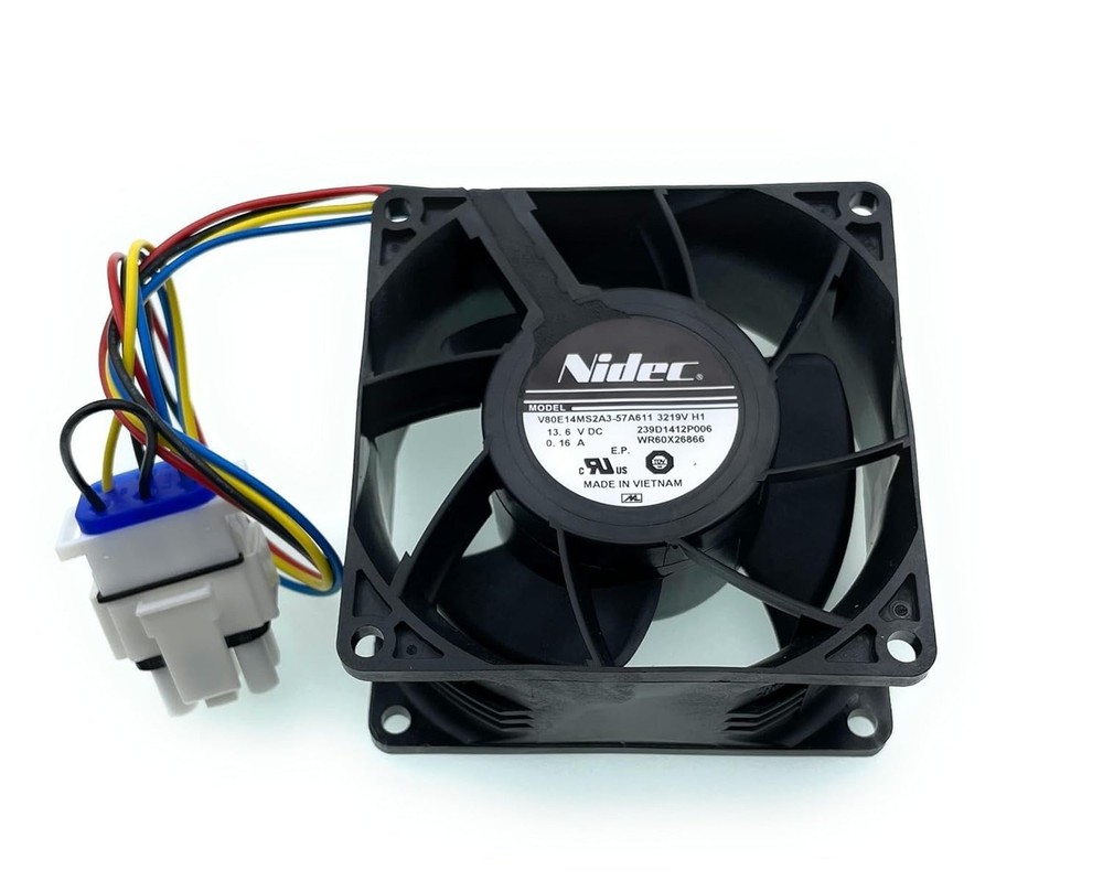 MacMaxe Refrigerator Evaporator Fan Motor Replacement for GE CFE29TSDBSS – Mo...