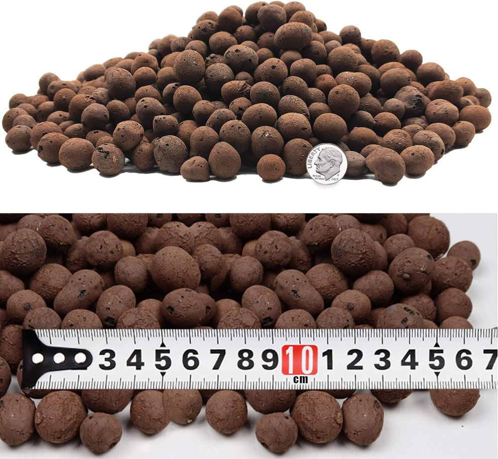 2 Lbs Organic Expanded Clay Pebbles - 4Mm-16Mm Lightweight Hydroponic Aggregate