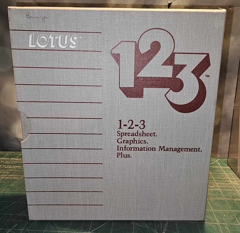 1980s LOTUS 123 Manual