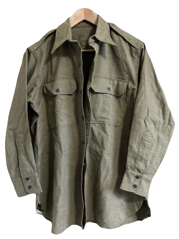 WW2 US Army Rare Mint Long Sleeve Shirt With Cutter Tags