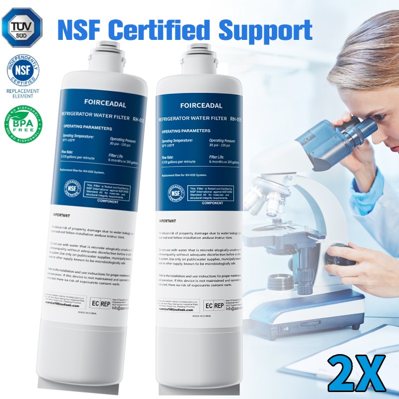 US 2PACK Filter For Bosch Ultra Clarity Pro BORPLFTR50 WFC100MF Water Filter