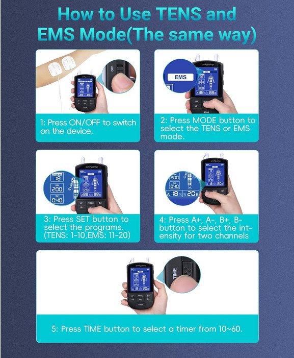 Comfytemp Transcutaneous Electrical Nerve Stimulator new