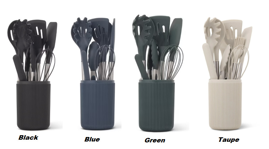 Thyme & Table 10-Piece Silicone Gadget Set{Select Your Colour}