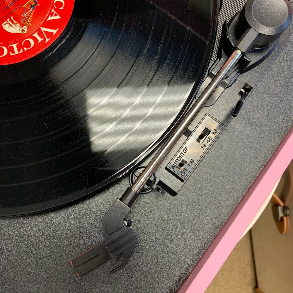 Arkrocket Discovery Bluetooth Record Player 3-Speed turntable removable legs