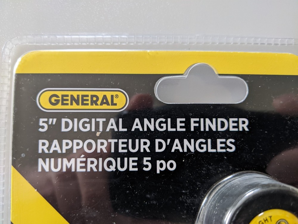 Digital Angle Finder, 5" No.822 . New, Open Box