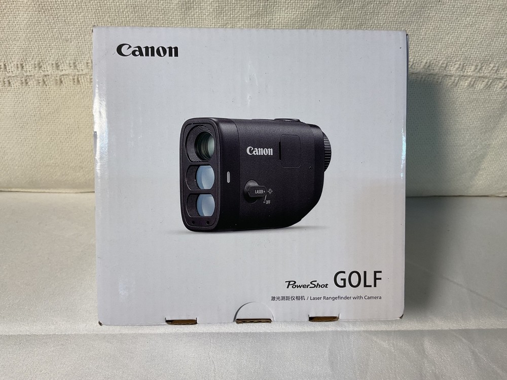 Canon powershot golf laser range finder with camera