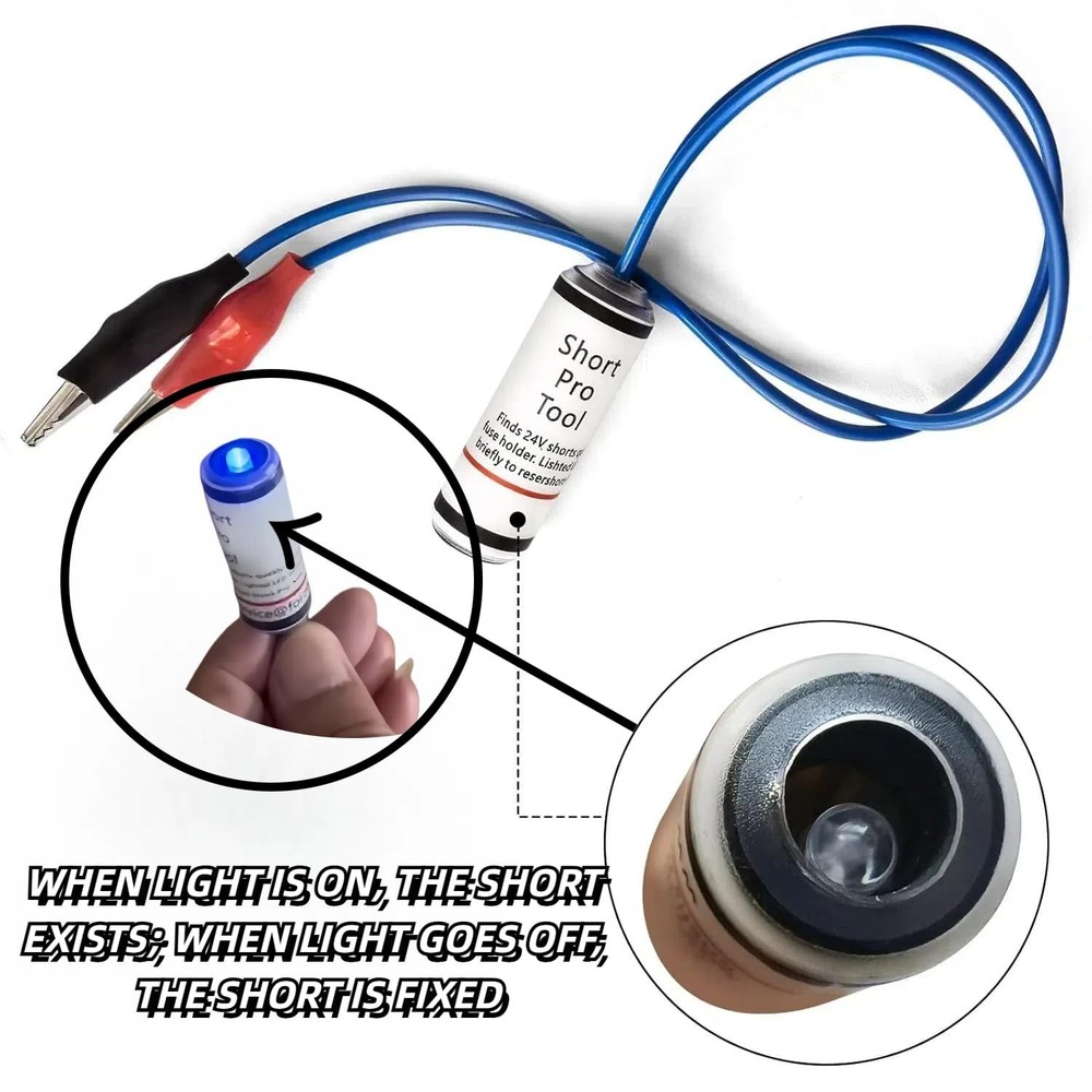 Short Pro Tool – 24V Short Circuit Finder for & Low Voltage Systems – Quick S...