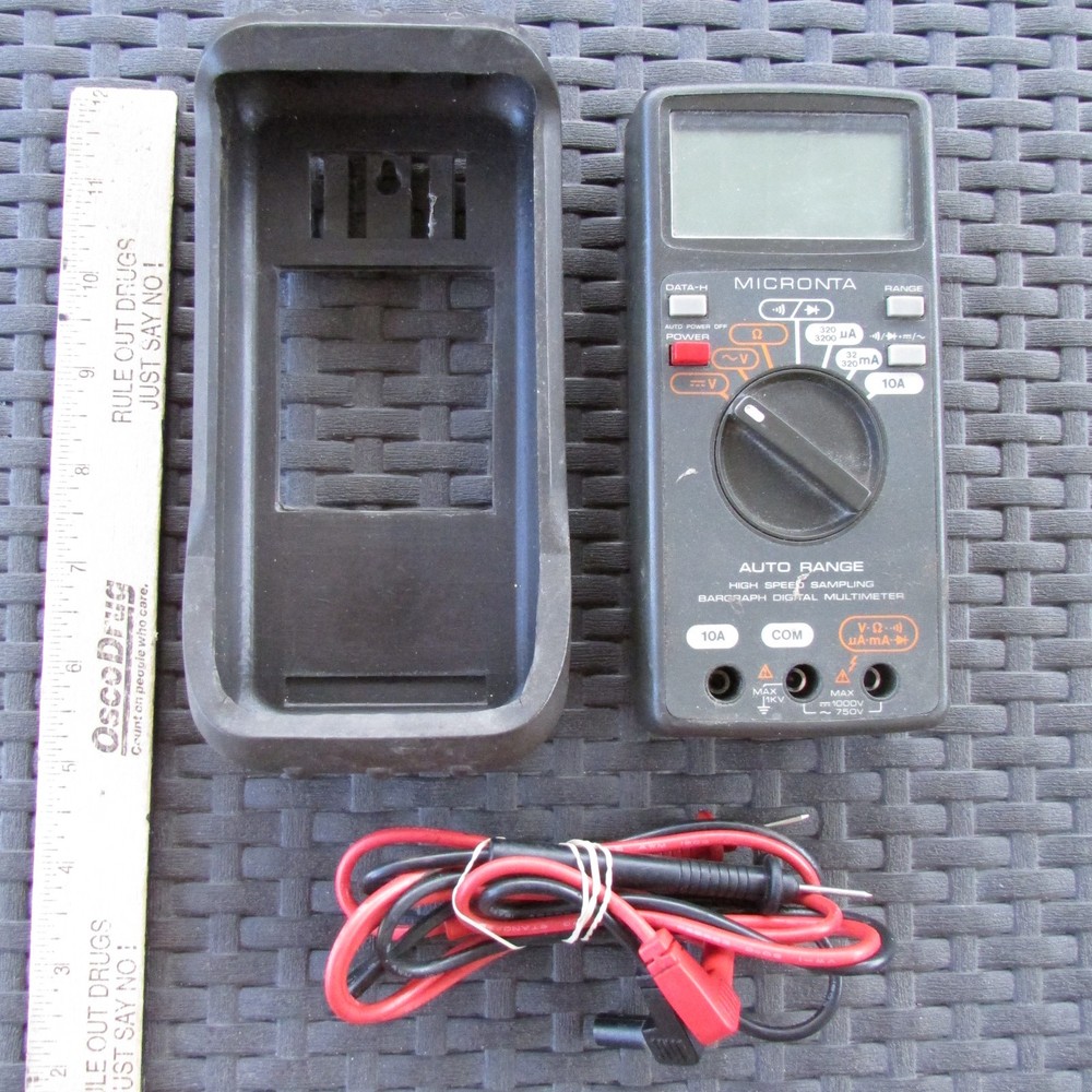 MICRONTA 22-167 BLACK AUTO-RANGE HIGH SPEED SAMPLING BARGRAPH DIGITAL MULTIMETER