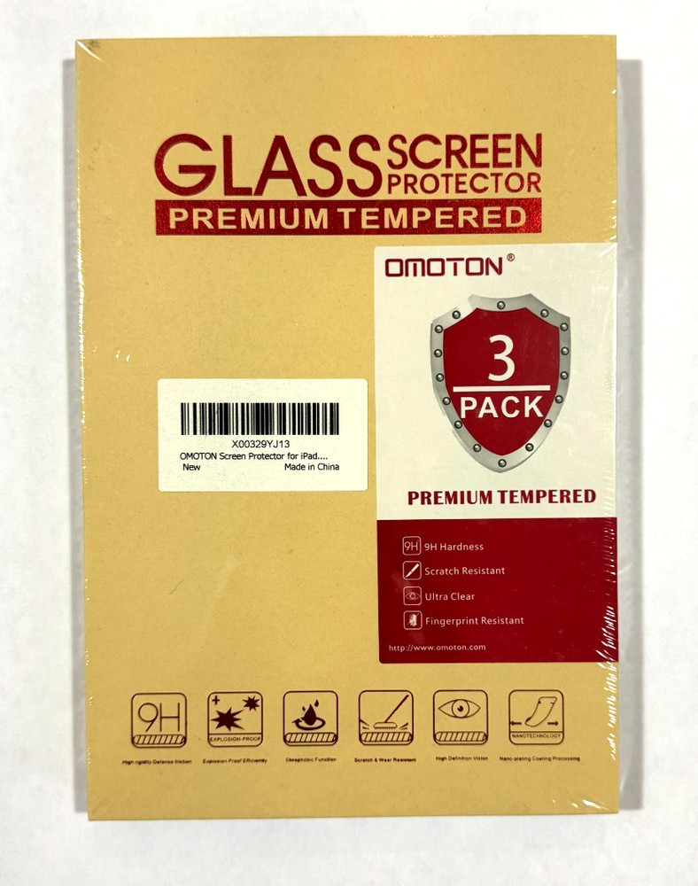 OMOTON 3 Pack Screen Protector for iPad Mini 6/7