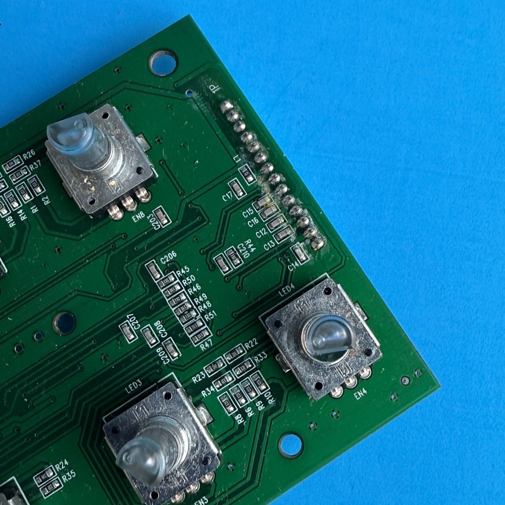 M-AUDIO AXIOM AIR 49 MIDI Controller Part Lighted Control Knob Encoder Board PCB