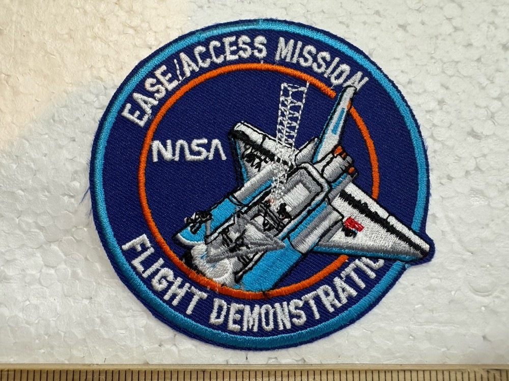 Vintage NASA Space Shuttle Patch - Flight Demonstration Ease/access Mission