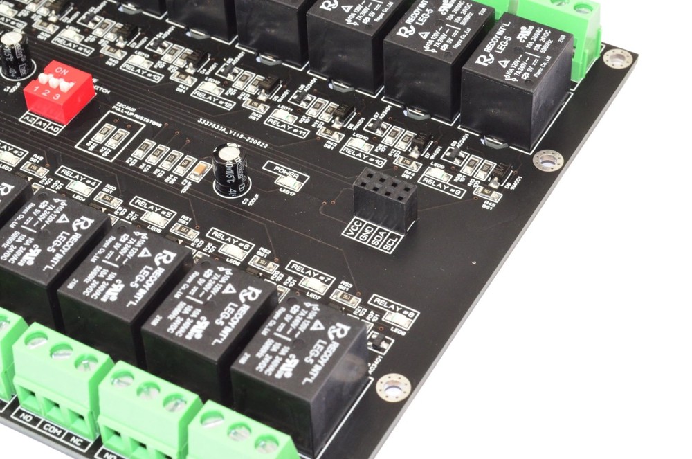 16 Channel I2C Interface Electromagnetic Relay Module for Arduino Raspberry e...