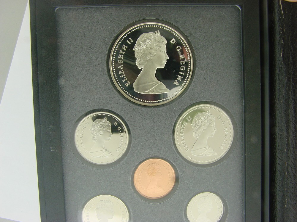 CANADA 1988 PROOF SET DOUBLE DOLLAR SET W/ 7 COINS