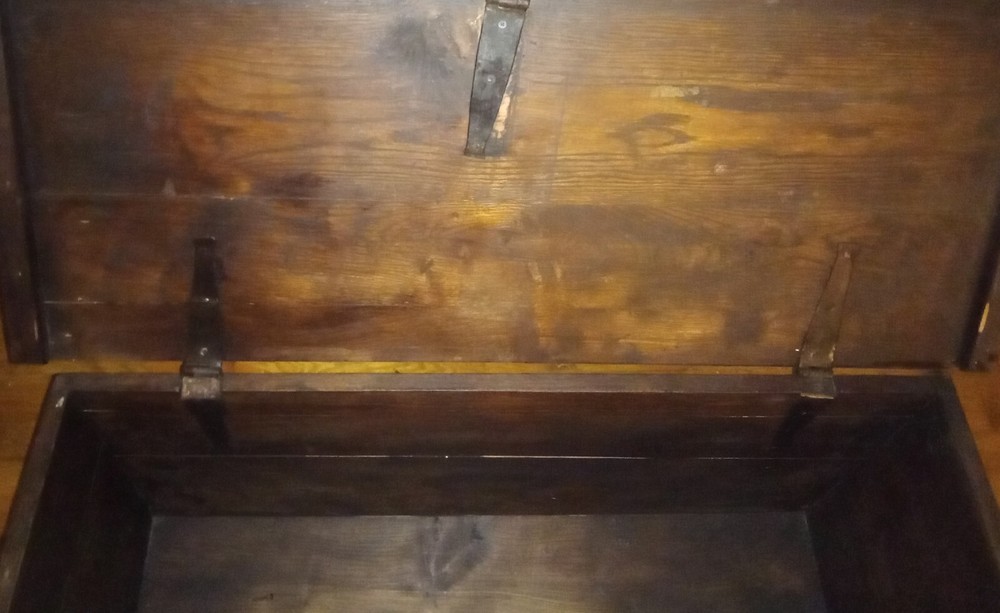 Beautiful Handcrafted, Man-Made 1950's Solid Wood Blanket Chest