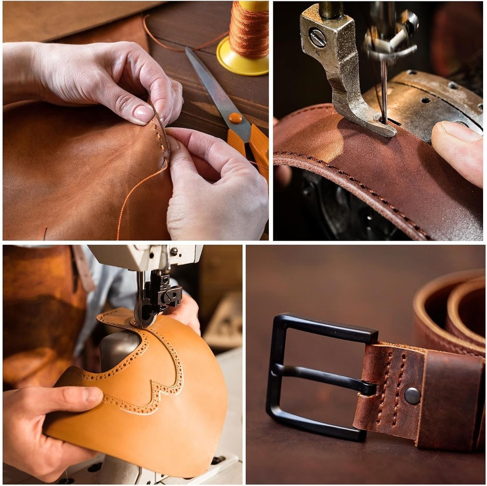 High Strength Waxed Thread 153 Yards Grass Green for Leatherwork Projects