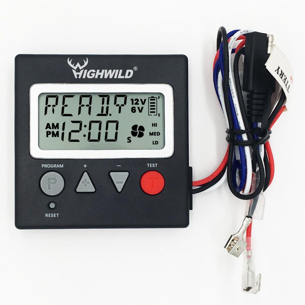 Universal 6V/12V Digital Timer for Game Feeders - Precise Control