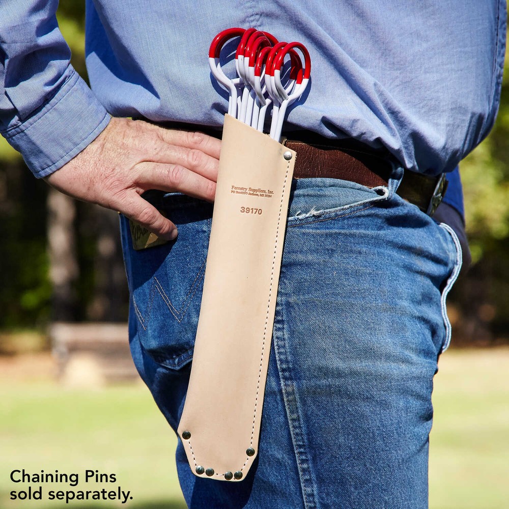 Leather Quiver for Chaining Pins