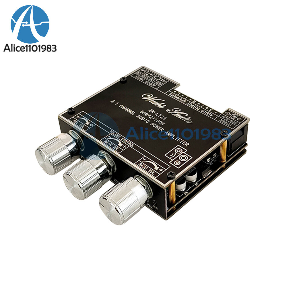 2.1 CH Bluetooth Audio Power Amplifier Board Module Subwoofer TWS Wireless