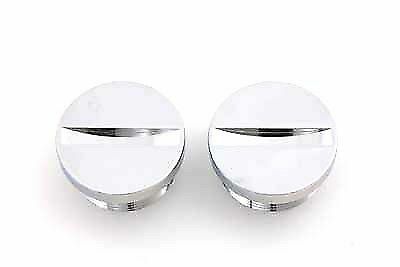 Primary Cover Cap Set Chrome for Harley Davidson by V-Twin