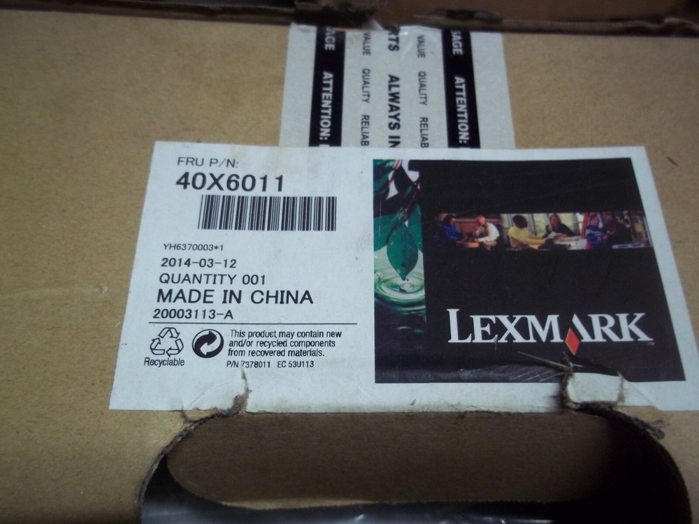 USED   LEXMARK      40X6011    EMPTY  IN LEXMARK BOX