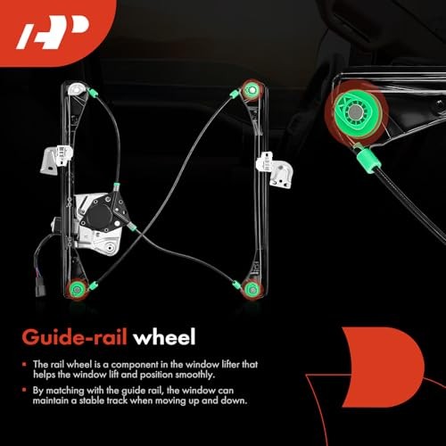 Power Window Regulator with Motor Replacement for Front Passenger (RH)