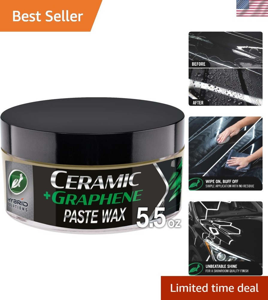 Ceramic Graphene Paste Wax - High Gloss & Extreme Water Beading 5.5 oz