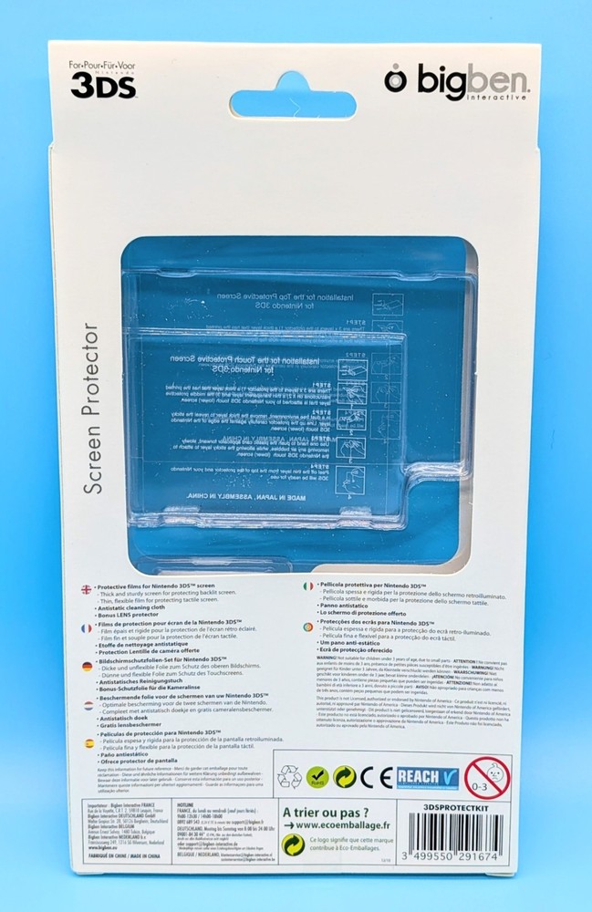 🔥 NEW Nintendo 3DS Screen Protector + LENS Protector - 2DS Compatible 🔥