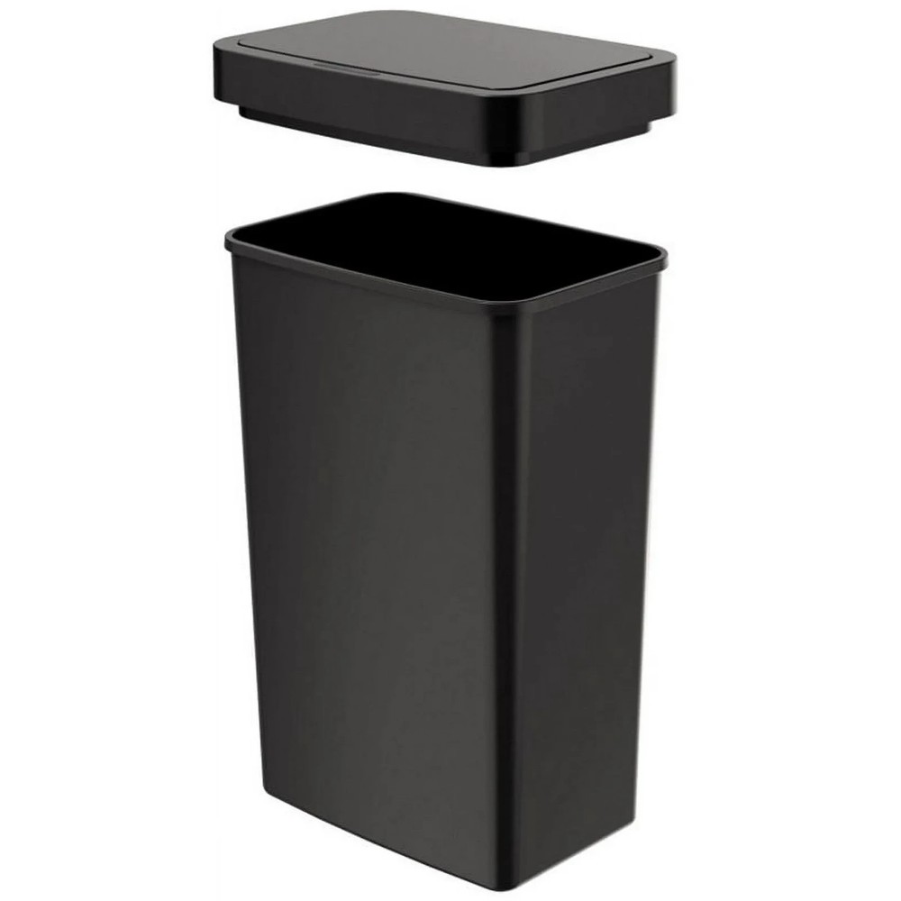 Mainstays Kitchen Automatic Trash Can, 13.2 Gallon Plastic Motion Sensor Garbage