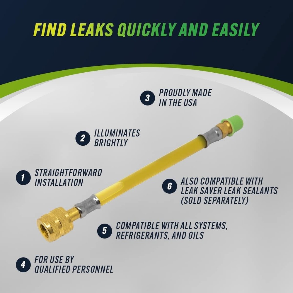Portable UV Dye Detection Kit for HVAC Systems - Quick Installation, USA Made