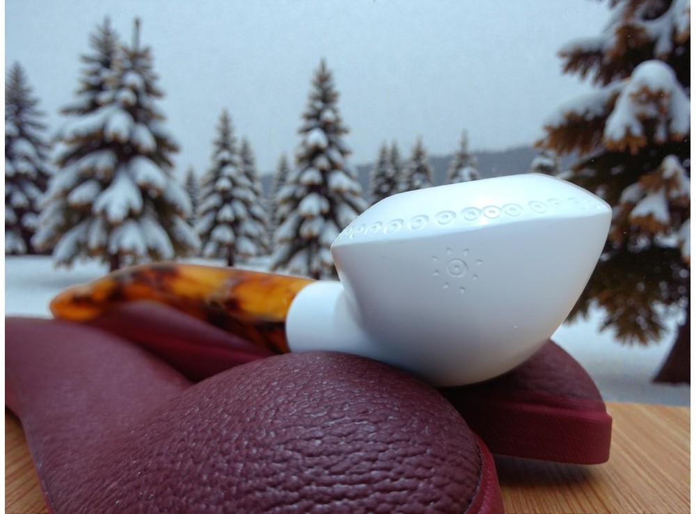Block Meerschaum Solar Edge Pipe