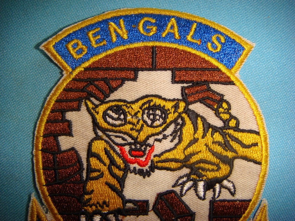 VIETNAM WAR PATCH, USMC MARINE (AW) ATTACK SQUADRON 224 BENGALS
