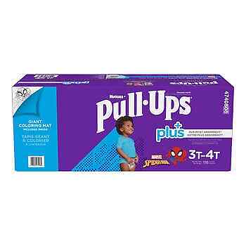 HUGGIES Pull-Ups Plus Training Pants 3T to 4T Boy 116 Pack 100417288