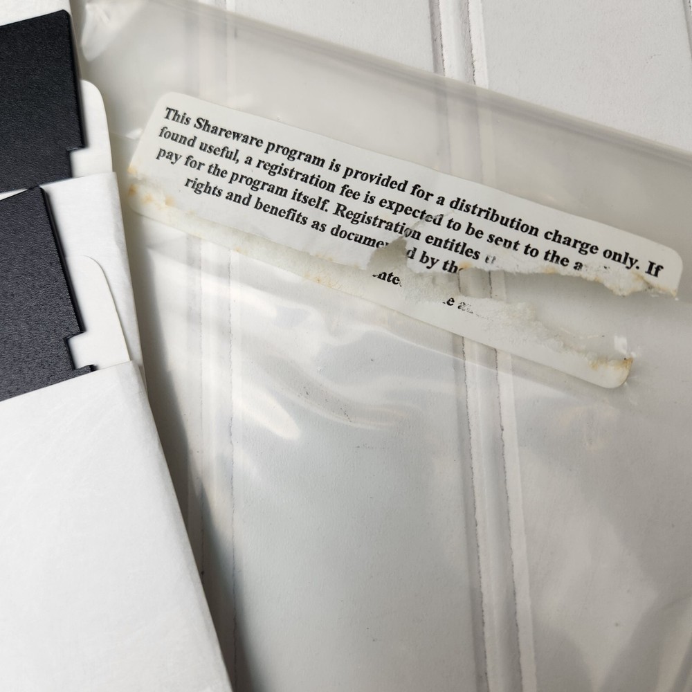 PC-File Buttonware Version 6.5 Shareware 1991 Floppy Disk Lot Of 3