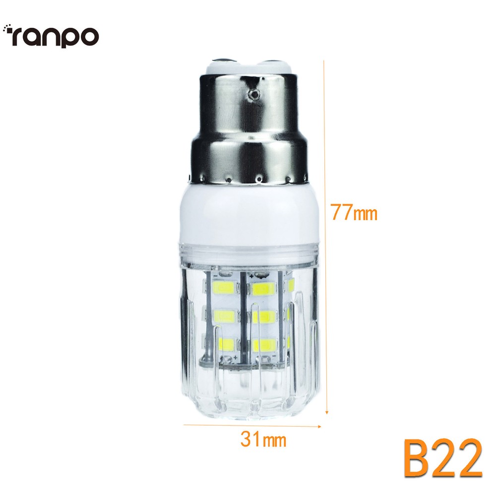 LED Corn Light Bulb 7W E27 E12 E26 E14 G9 B22 GU10 5730 SMD Cool Warm White Lamp