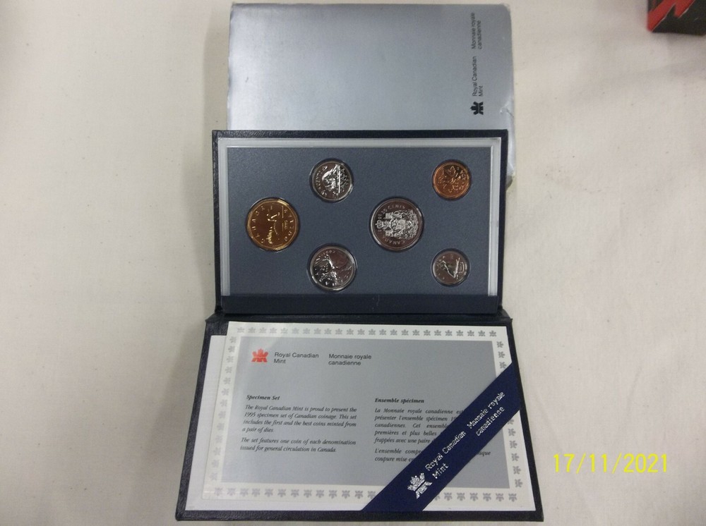1995 Canada Specimen  Coin Set w/ Original Packaging RCM