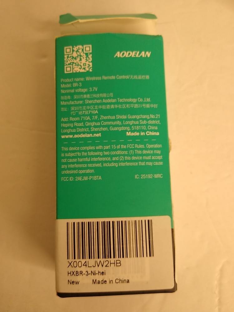 Open Box AODELAN BR-3 For Nikon Wireless Timer Remote Shutter Release